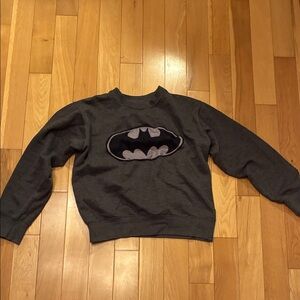 Gray Batman Logo Women’s Sweater
